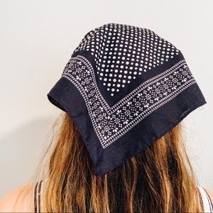 Navy blue bandana